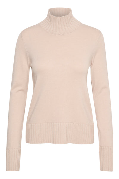 In Wear Orkidea Turtle Neck Knit, Haze Melange