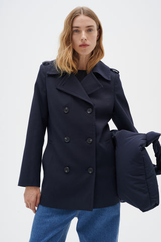 In Wear Tinah Sailor Coat, Marine Blue