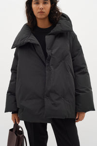 In Wear Tahnia Down Hip Coat, Black