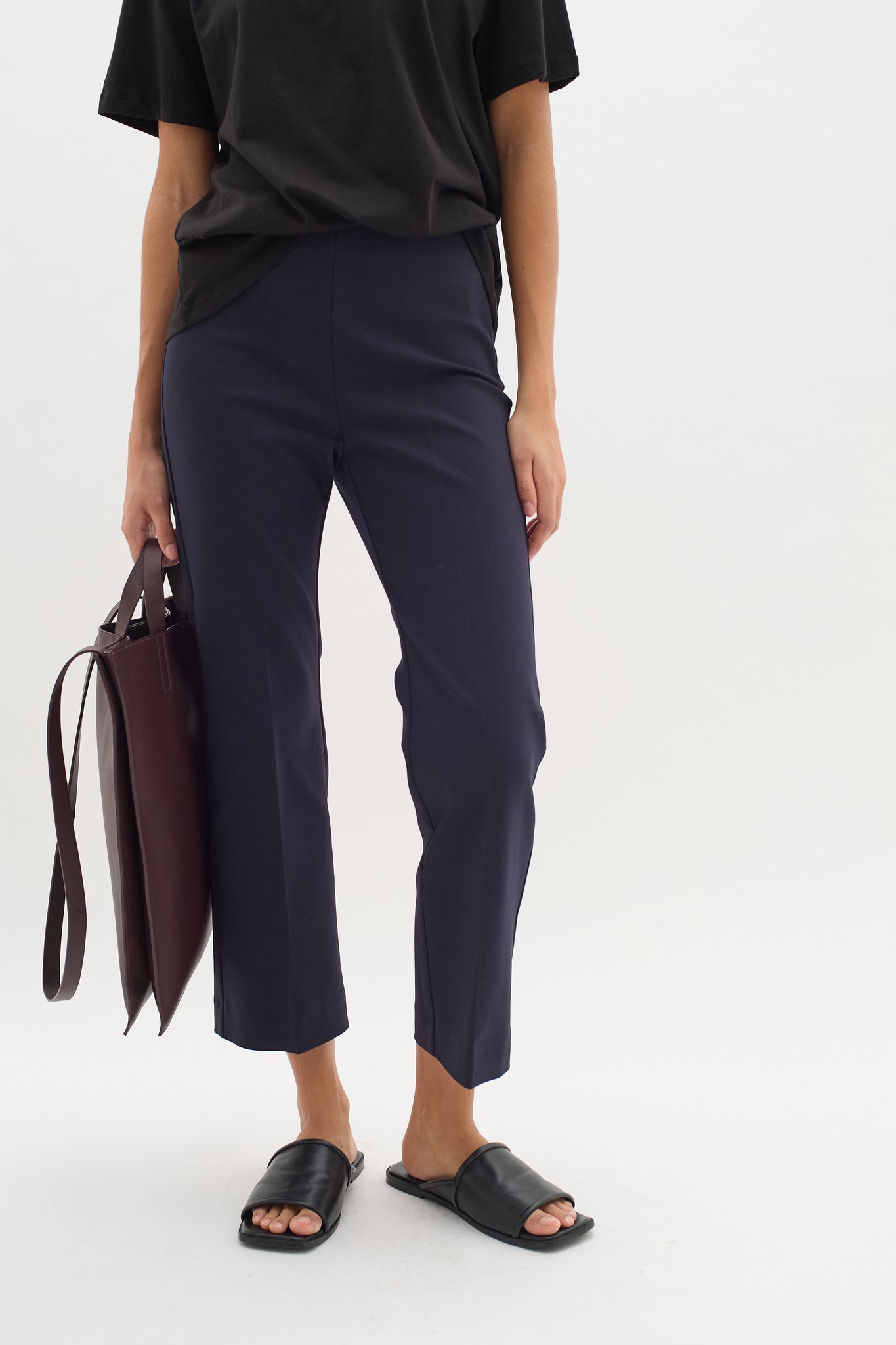 In Wear Ziggi Kick Flare Trouser, Navy