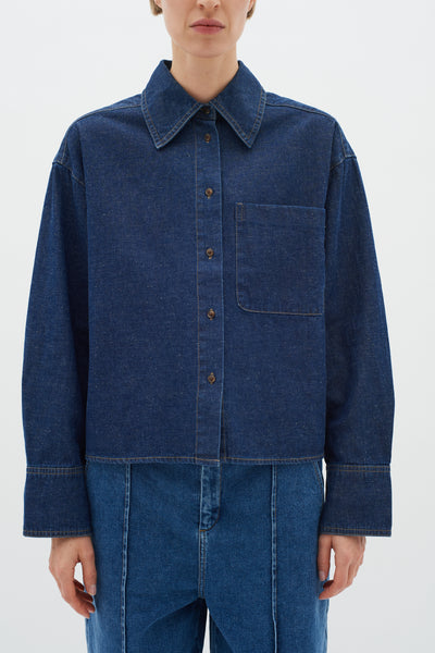 In Wear Jaya Shirt, Blue Denim