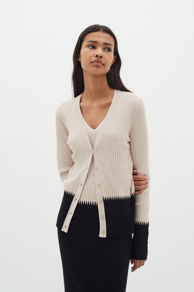 In Wear Jira Cardigan, Black Haze