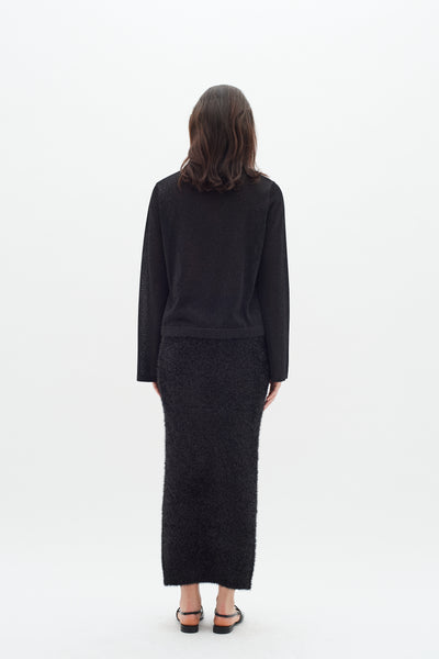 In Wear Thani Fine Knit, Black Metallic