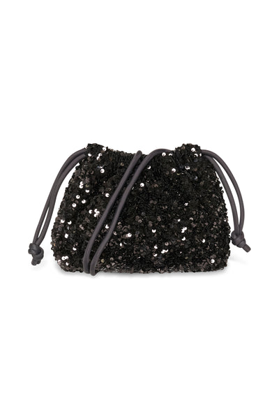 In Wear Saira Sequin Bag, Black