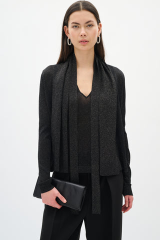 In Wear Thani Glitter Cardigan, Black