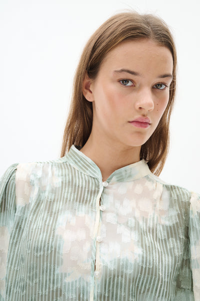 In Wear Cielle Blouse, Green Illuminating