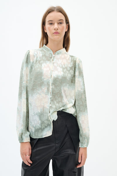 In Wear Cielle Blouse, Green Illuminating