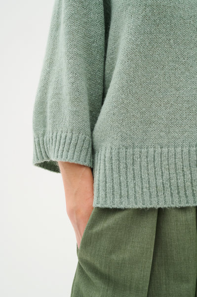 In Wear Wakana Knitwear, Desert Green - Hand Knit