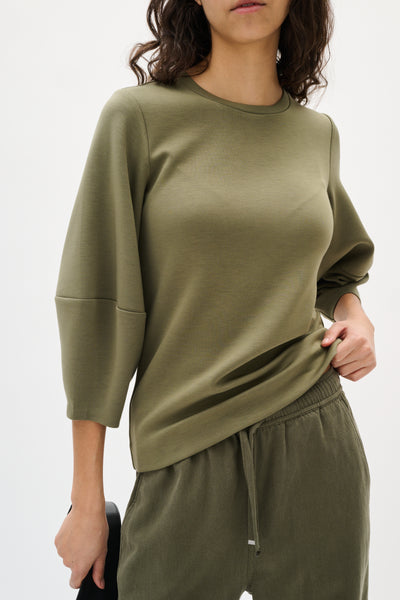 In Wear Pari Vincent Top, Dusty Olive