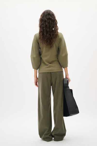 In Wear Pari Vincent Top, Dusty Olive