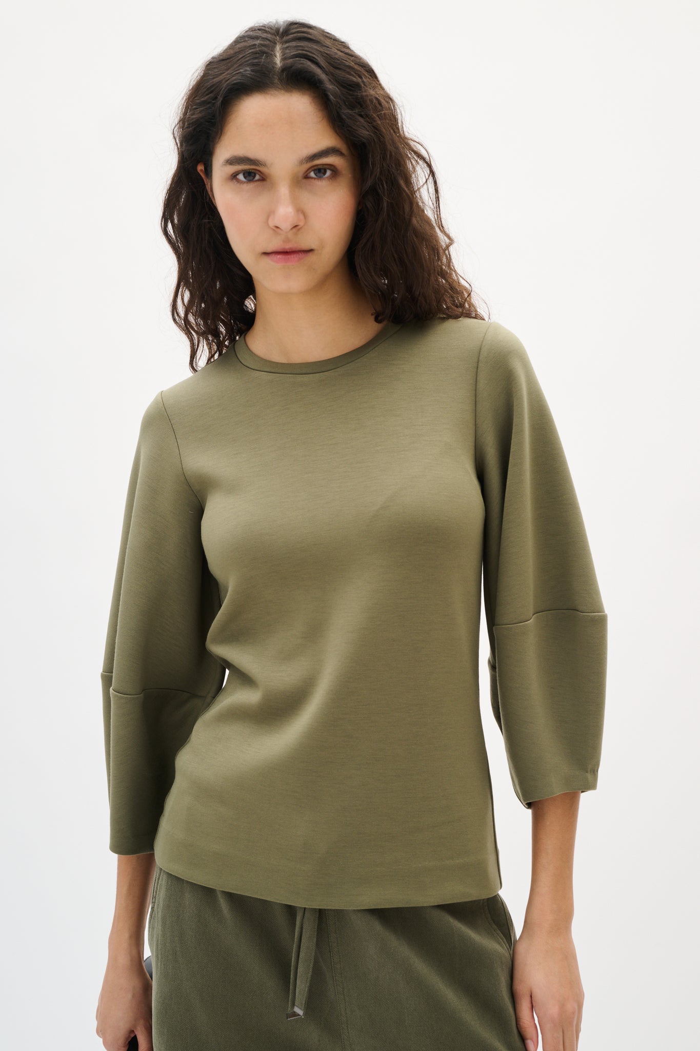 In Wear Pari Vincent Top, Dusty Olive
