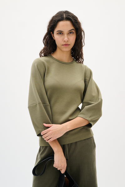 In Wear Pari Vincent Top, Dusty Olive