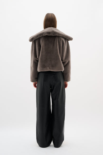In Wear Yobo Teddy Jacket, Sandy Grey