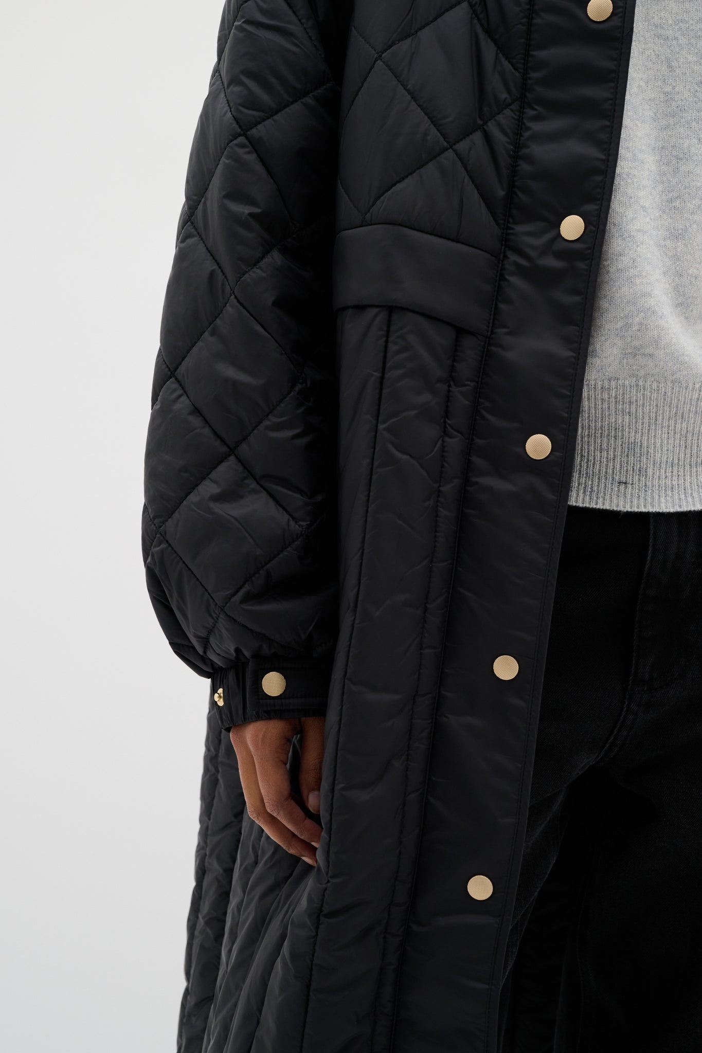 In Wear Karmel Puffer Coat, Black