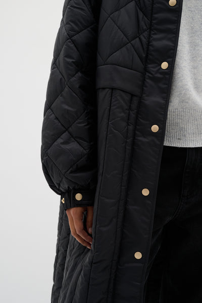 In Wear Karmel Puffer Coat, Black