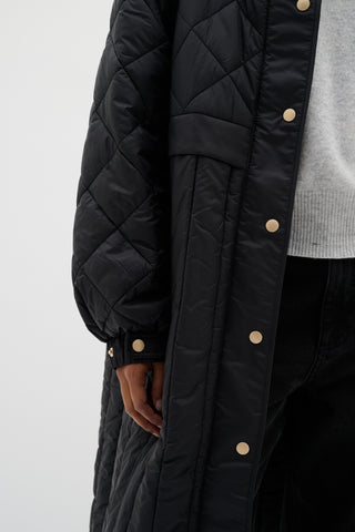 In Wear Karmel Puffer Coat, Black