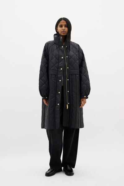 In Wear Karmel Puffer Coat, Black