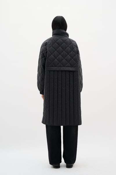 In Wear Karmel Puffer Coat, Black