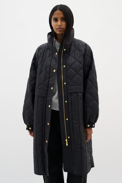 In Wear Karmel Puffer Coat, Black