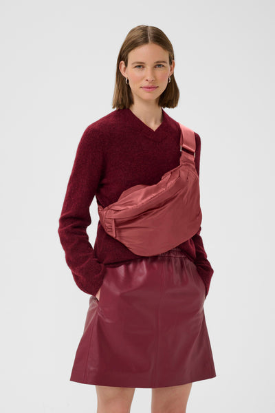 In Wear Asil Crossbody Bum Bag, Cabernet