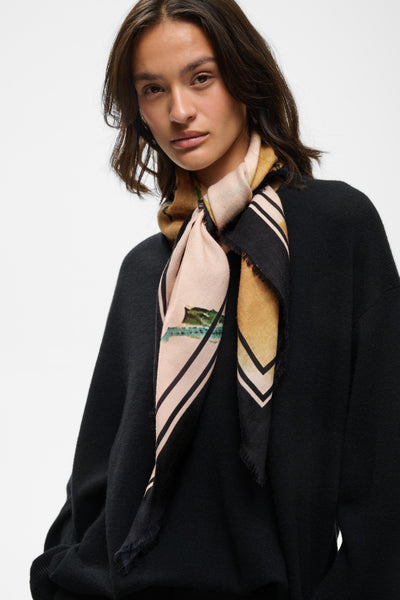 In Wear Ami Wool Scarf, Multicolour
