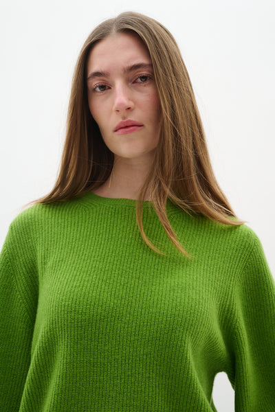 In Wear GaroI Monika Oversize Knit T-shirt, Kelp Forest