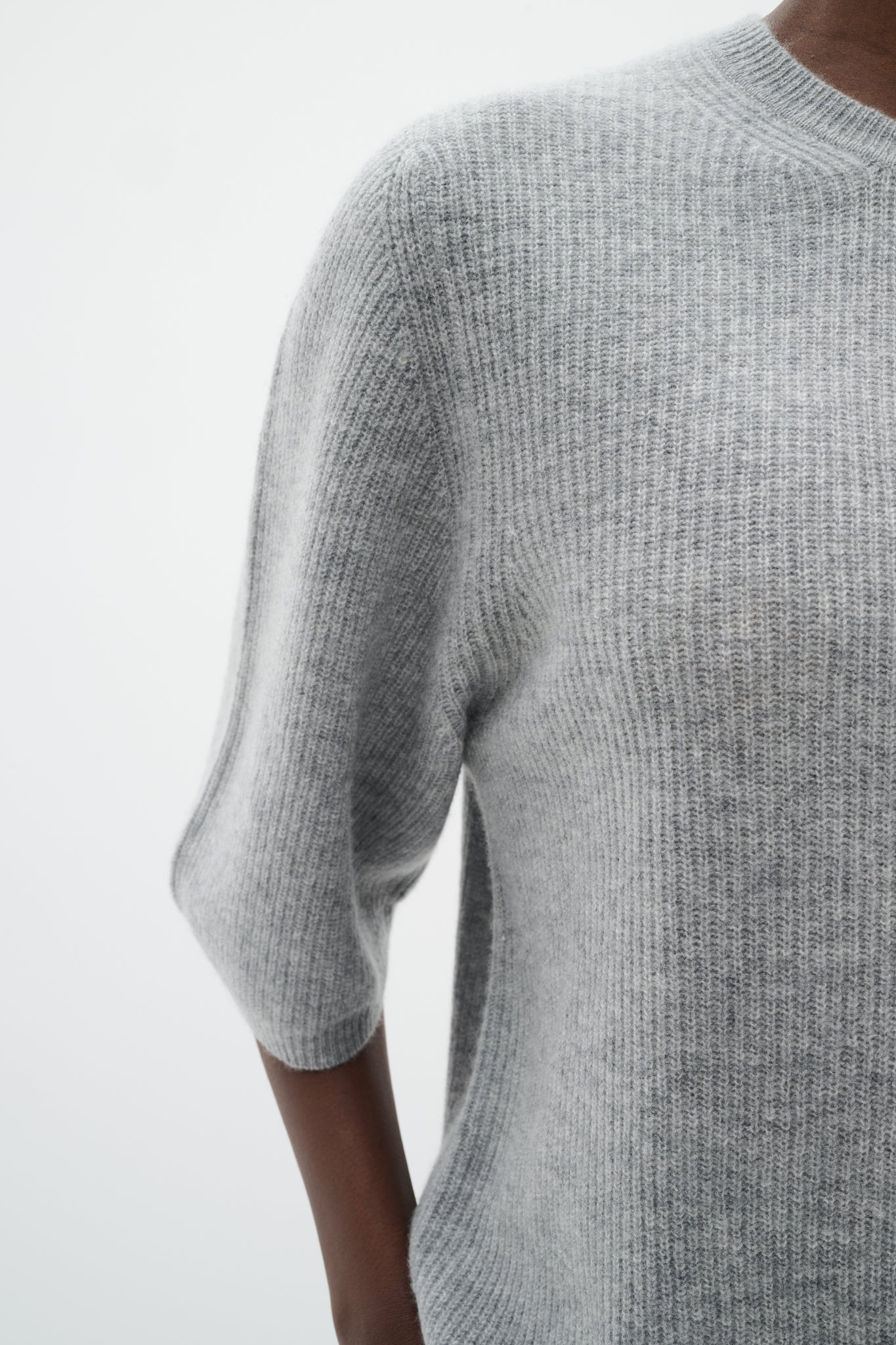 In Wear GaroI Monika Oversize Knit T-shirt, Granite Melange