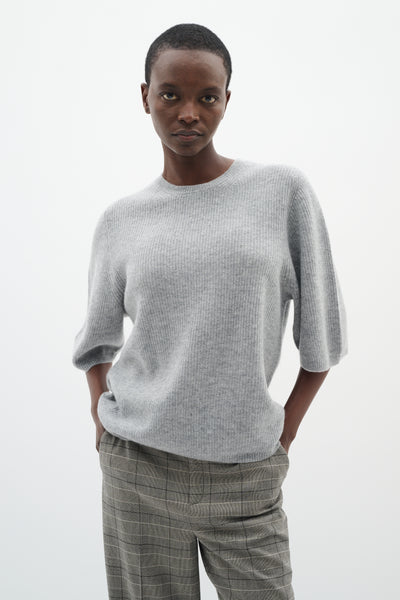 In Wear GaroI Monika Oversize Knit T-shirt, Granite Melange
