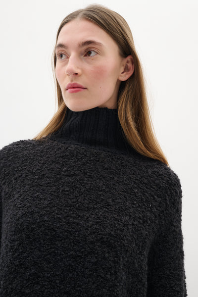In Wear Guo High Neck Pullover, Black