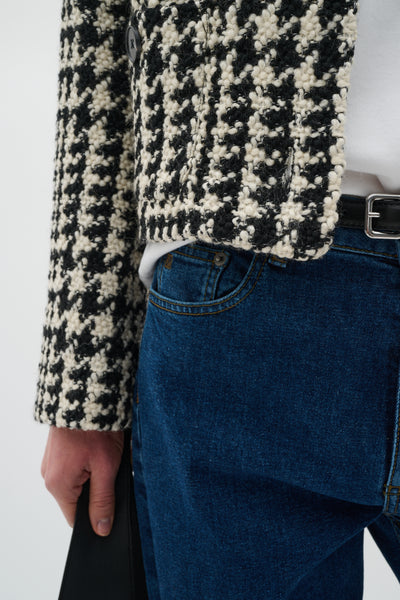 In Wear Brya Hounds Tooth Jacket, Black and White