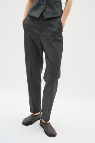 In Wear Brunilda Tapered Trouser, Dark Grey Melange