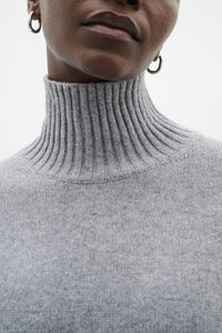 In Wear Geal Kaxy HIgh-neck Pullover, Granite Melange