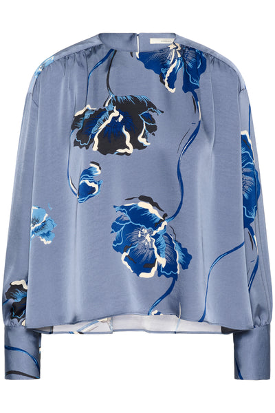 In Wear Dawn Blouse, Wild Wind/Poppy Rose