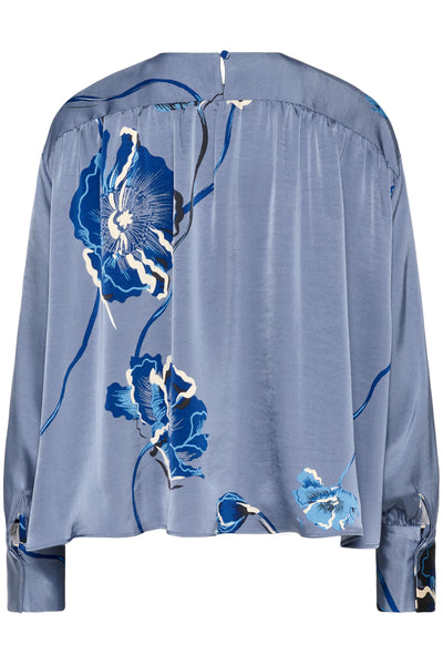 In Wear Dawn Blouse, Wild Wind/Poppy Rose