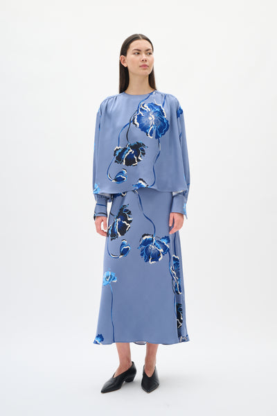 In Wear Dawn Skirt, Wild Wind/Poppy Rose