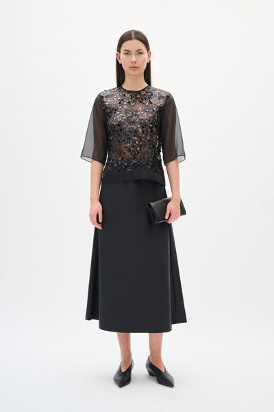 In Wear Davina Sequined Blouse, Black