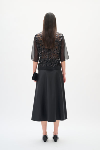 In Wear Davina Sequined Blouse, Black