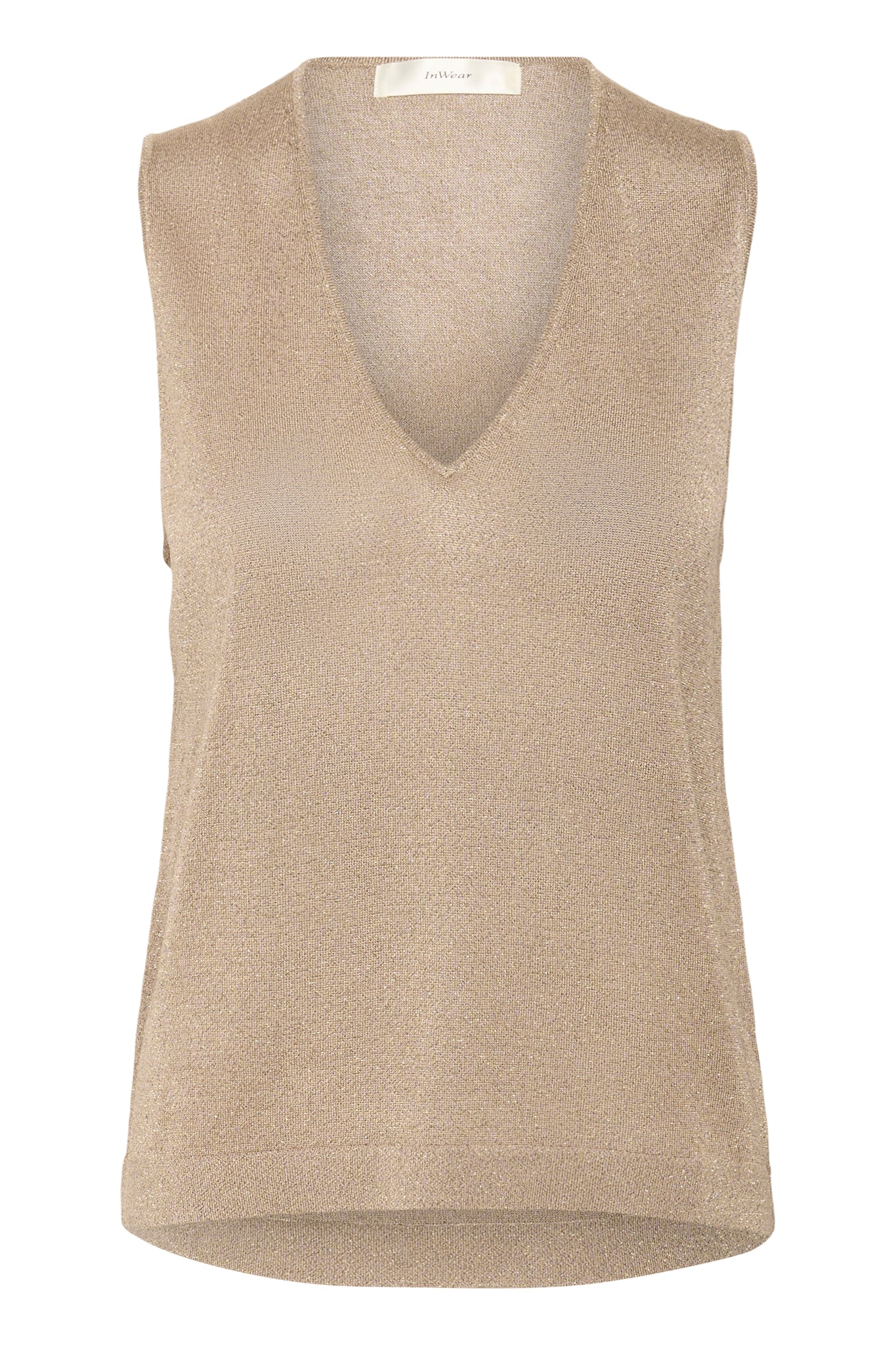 In Wear Thani Top, Dull Gold
