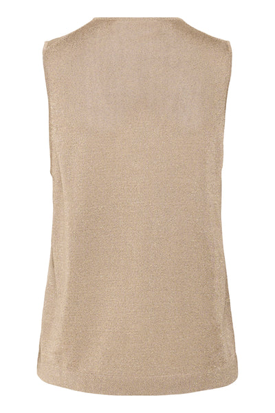 In Wear Thani Top, Dull Gold