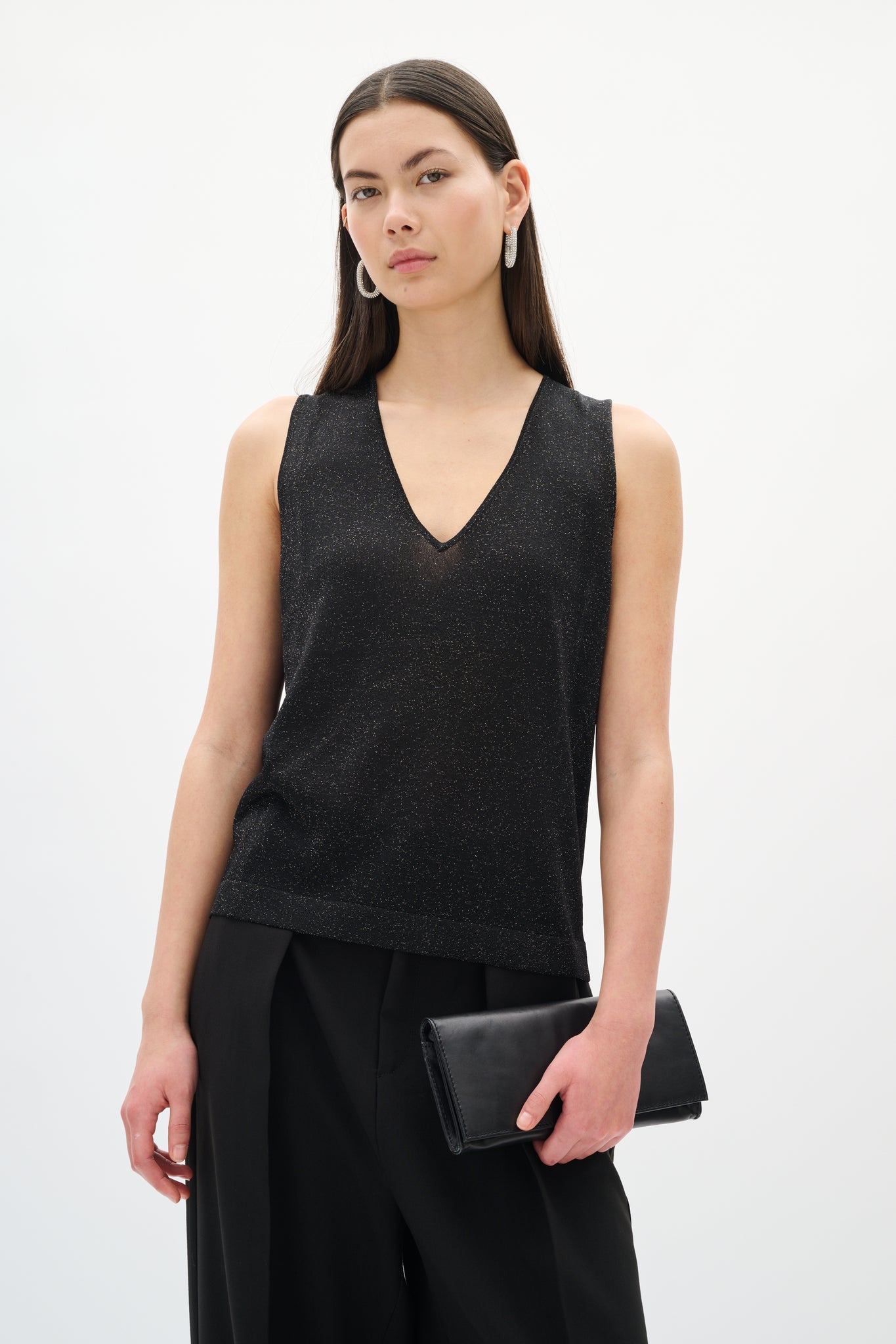 In Wear Thani Top, Black