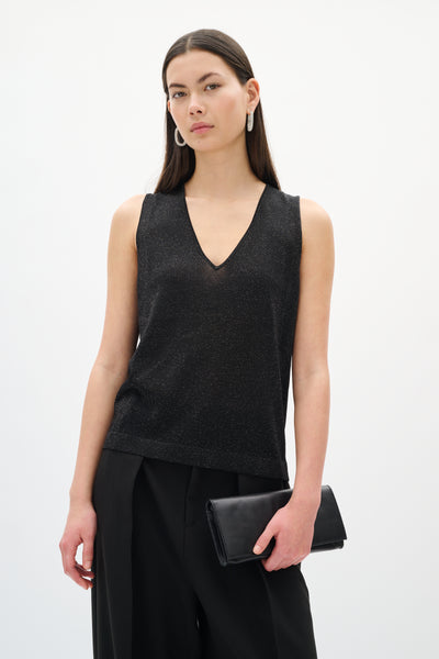 In Wear Thani Top, Black