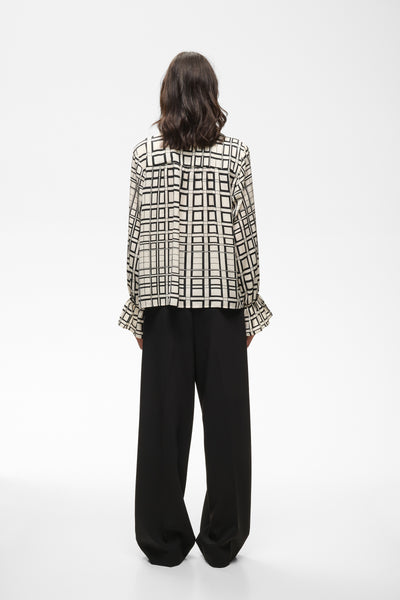 In Wear Gracie Blouse, Squared Tile