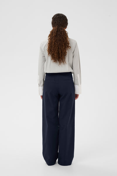 In Wear Diaz Trousers, Midnight Magic - Flax In Bloom