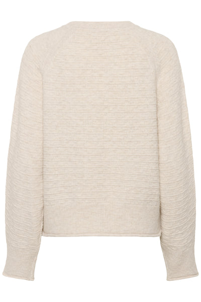 In Wear Mabel Knitwear, Ecru - Flax In Bloom