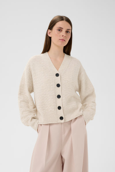 In Wear Mabel Cardigan, Ecru