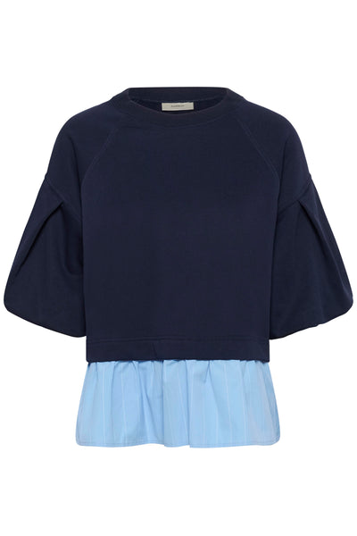 In Wear Dessy Top, Open Air Pinstripe