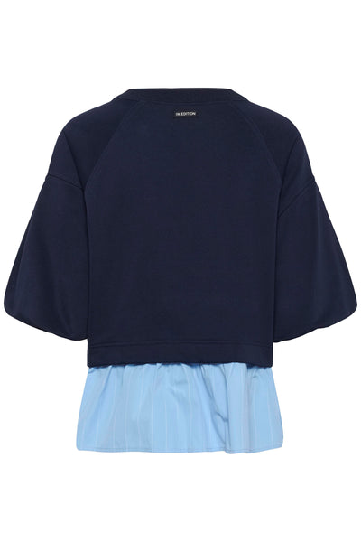 In Wear Dessy Top, Open Air Pinstripe