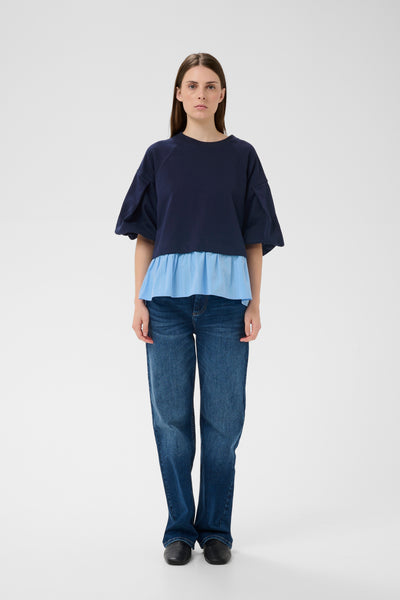 In Wear Dessy Top, Open Air Pinstripe