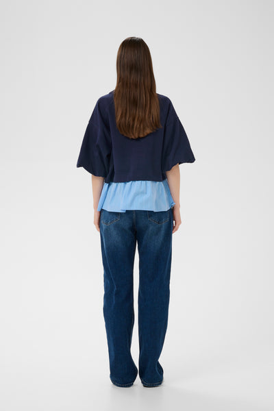 In Wear Dessy Top, Open Air Pinstripe