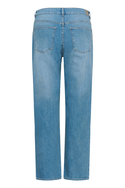 In Wear Darlina Jeans, Light Washed Denim - Flax In Bloom
